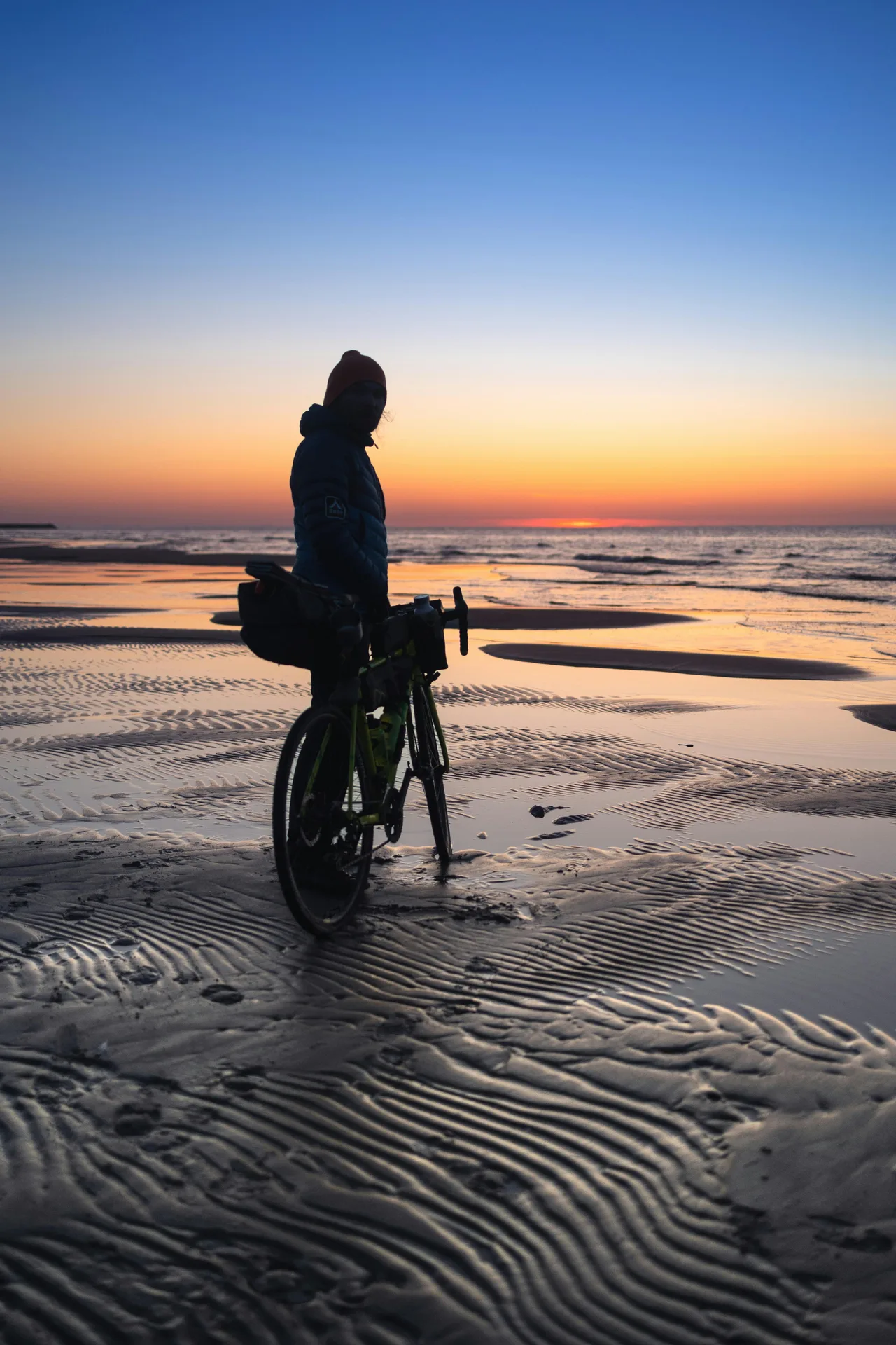 Packed bike bags ready for adventure